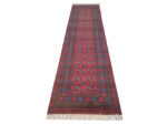 Beautiful Afghan Kunduz Hand-knotted Runner 303 x 82 CM - Image 3
