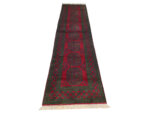red Handknotted Runner