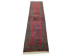 Stunning Afghan Kunduz Hand-knotted Runner - 308 x 85 CM - Image 2