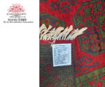 red Handknotted Runner