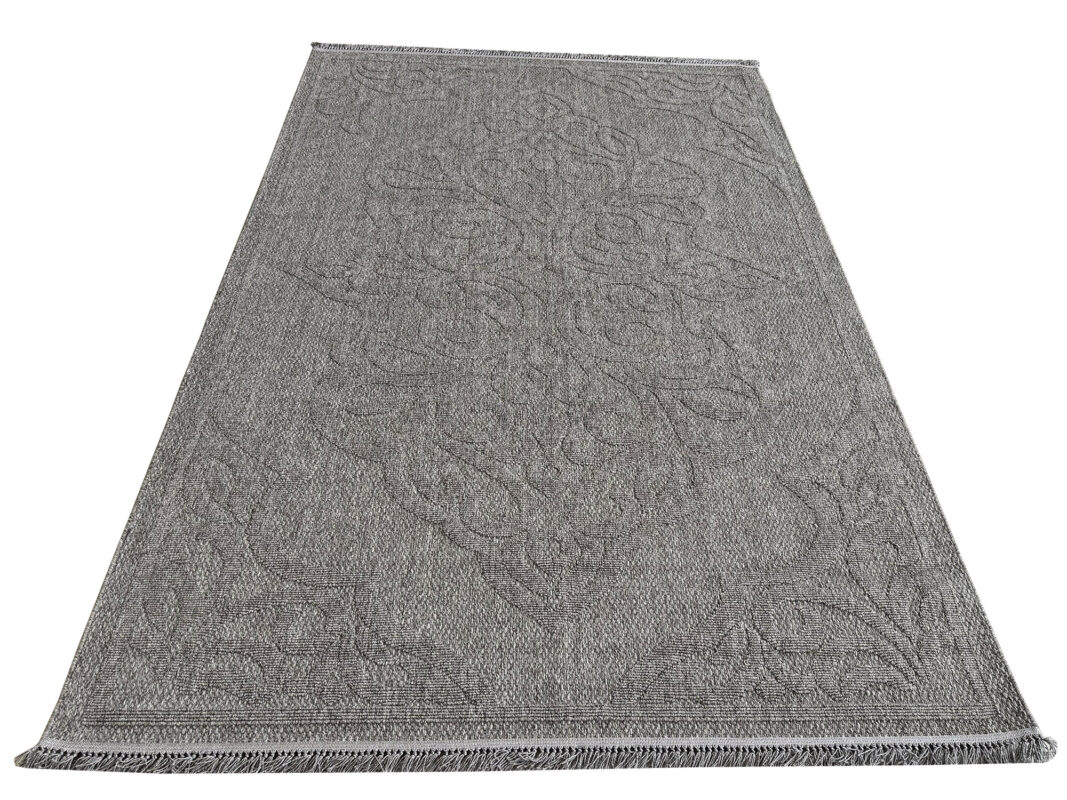 Dark Grey Jute Carpet