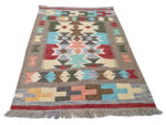 Beautiful Afghan Handwoven Choubi Kilim - 118 x 87 CM - Image 2
