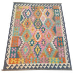 Fine Afghan Handwoven Choubi Kilim - 176 x 131 cm