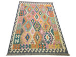 Fine Afghan Handwoven Choubi Kilim - 176 x 131 cm - Image 2