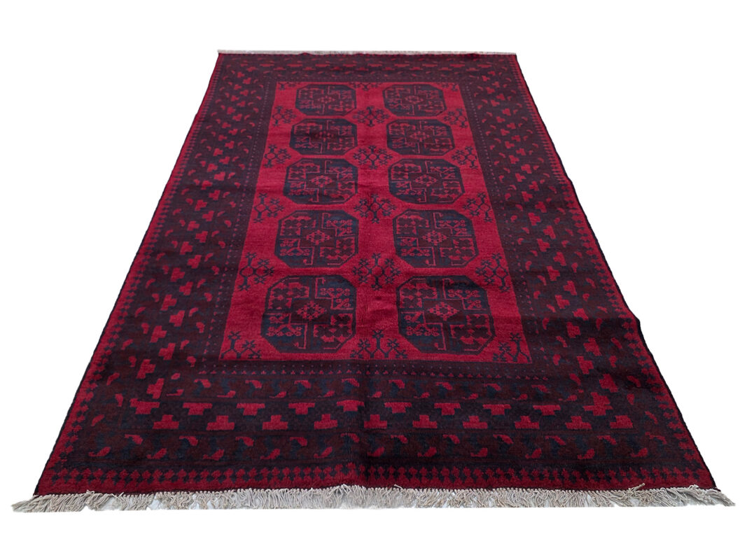 Red Afghan Carpet