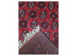 Stunning Red Afghan Bukhara Design Carpet 254 x 159 CM - Image 5