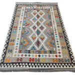 Incredible Afghan Handmade Natural Kilim 245 x 177 cm
