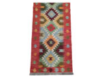 Gorgeous Afghan Handwoven Choubi Kilim Runner 201 x 60 CM - Image 3