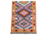 Beautiful Afghan Handwoven Choubi Kilim Runner - 203 x 59 CM - Image 3