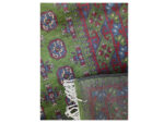 Stunning Green Afghan Kunduz Bukhara Design Carpet 305 x 203 CM - Image 6