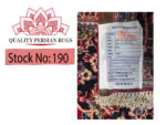 Incredible Hand-knotted Kashan Carpet 302 x 197 cm - Image 6