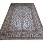 Gorgeous pre-loved Hand-knotted Kashan Carpet 295 x 196 cm