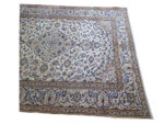 Gorgeous pre-loved Hand-knotted Kashan Carpet 295 x 196 cm - Image 4
