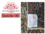 Gorgeous pre-loved Hand-knotted Kashan Carpet 295 x 196 cm - Image 6