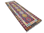 Stunning Afghan Handwoven Kilim Runner - 302 X 88 CM - Image 3