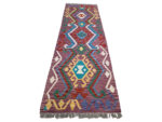 Incredible Afghan Handwoven Choubi Kilim Runner - 199 x 70 CM - Image 2