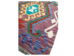 Incredible Afghan Handwoven Choubi Kilim Runner - 199 x 70 CM - Image 4