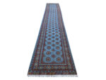 Stunning Afghan Kunduz Bukhara Carpet runner 591 x 80 cm