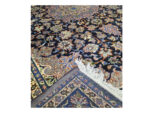 Stunning navy Hand-knotted Kashan Carpet 405 x 295 cm - Image 7