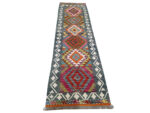 Incredible Afghan Handwoven Choubi Kilim Runner - 205 x 61 CM - Image 2