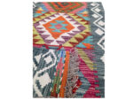 Incredible Afghan Handwoven Choubi Kilim Runner - 205 x 61 CM - Image 5