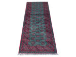 Gorgeous green Kunduz Bukhara Carpet runner 584 x 81 cm - Image 3