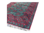 Gorgeous green Kunduz Bukhara Carpet runner 584 x 81 cm - Image 4