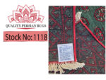 Gorgeous green Kunduz Bukhara Carpet runner 584 x 81 cm - Image 6