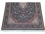 Persian Machine Made Living Room Carpet Rug - 290 x 200 CM - Navy Kashan Carpet - Image 5
