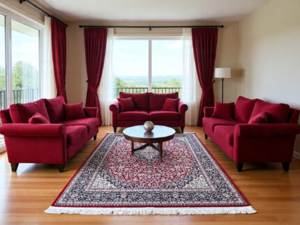 Red KAshan Carpet Rug