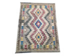 Fine Afghan Handwoven Natural Kilim - 155 x 100 cm