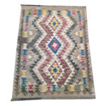 Fine Afghan Handwoven Natural Kilim - 155 x 100 cm