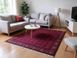 Persian Second-Hand Hand-knotted Turkman Carpet - 300 x 200 CM - Image 2