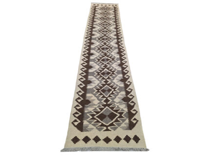4 Meter natual Kilim Runner