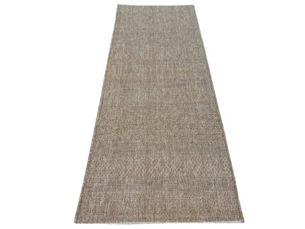 Beige/brown Jute Runner Rug