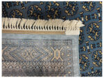 Classic Blue Bukhara Carpet 230x160cm - Image 6
