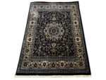 Navy Turkish Bedside Carpet 120 x 80 CM - Machine Made Rug - Image 3