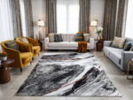Modern Abstract Turkish Carpet 290x200cm - Image 2