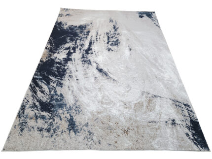 Modern Grey and Navy Carpet