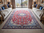 Traditional Persian Kashan Rug - 328 x 200 CM – Hand Knotted Red Carpet - Image 2
