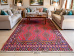 Rare Iranian Bakhtiari Handknotted Carpet - 303 x 202 CM - Image 2