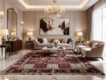 Stunning Persian Bakhtiari Handmade Carpet 307 x 206 cm - Image 2