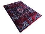 Turkish Red Navy Vintage Design Carpet 230 x 160 CM - Image 4