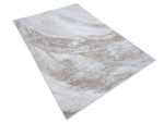 Turkish Abstract Cream & Gold Carpet 230x160cm - Image 4