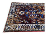 Red And Cream Vintage Style Carpet 230 x 160 CM - Image 4