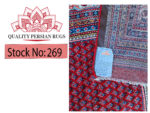 Iranian Hand-knotted Boteh Mir Persian woolen carpet 380 x 301 cm - Image 6