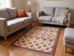Beautiful Afghan Handwoven Choubi Kilim - 198 x 142 CM - Image 2