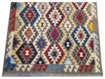 Gorgeous Afghan Handwoven Woolen Kilim - 198 x 158 CM - Image 4