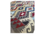 Gorgeous Afghan Handwoven Woolen Kilim - 198 x 158 CM - Image 5