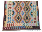 Gorgeous Afghan Handwoven choubi Kilim 174 x 129 cm - Image 4